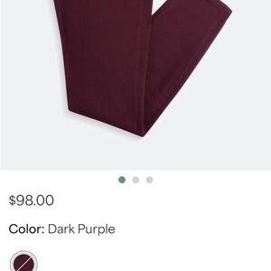 LILA RYAN Rich Burgundy Trousers skinny in deep purple
